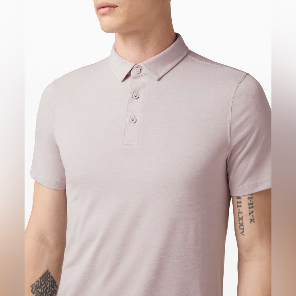 Lululemon Evolution Polo Iced Iris Light Lavender… - image 2